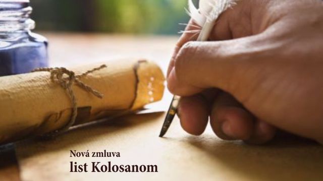 Nová zmluva - list Kolosanom